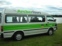 A cruise excursion with Archer Tours to Rotorua - minivan