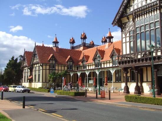 The Bathhouse Cafe at Rotorua, NZ