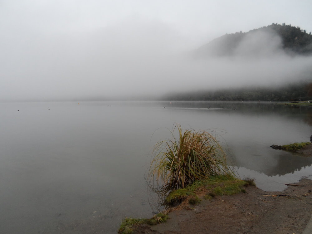 Lake Tikitapu, Rotorua, New Zealand - Mist