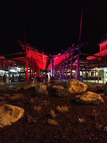 Eat Street where the street is permanently closed off for dining. Rotorua Dining - Eat Street