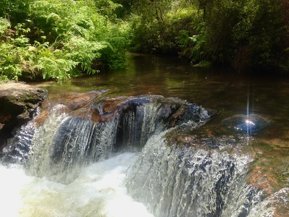 A Waterfall at Kerosene Creek