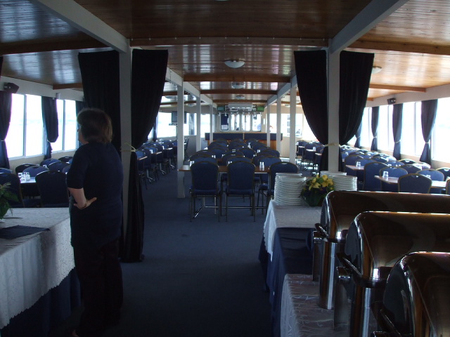 Lakeland Queen cruises - top level with smart dining