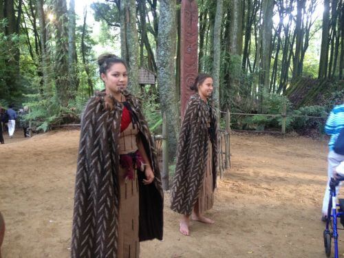 Two young entertainers at Tamaki