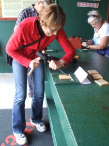 Me carving at Hells Gate Me carving at Hells Gate