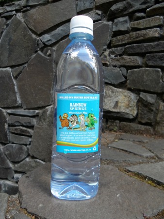 Rainbow Springs water bottle, Rotorua, NZ