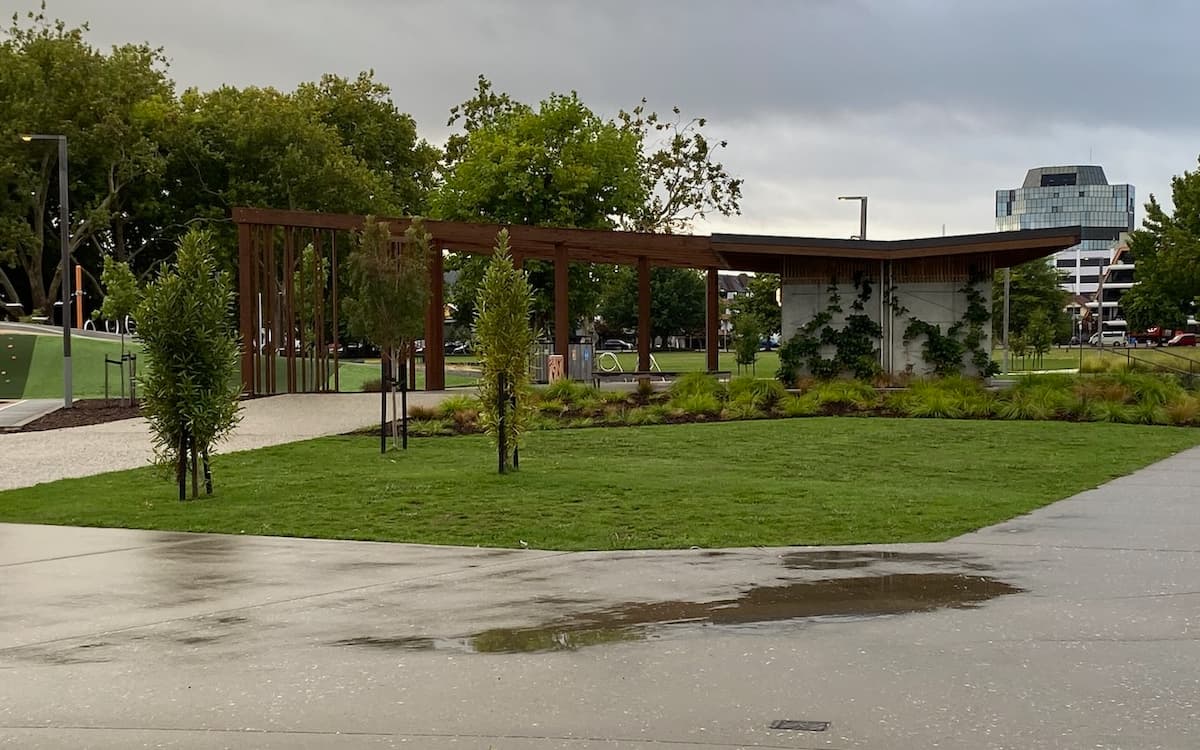 Western toilet block at the lakefront - Rotorua.