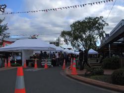 Rotorua Markets - The Night Market on an overcast evening