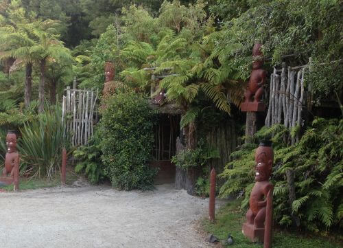 Tamaki Village, Rotorua, NZ - Entering the village