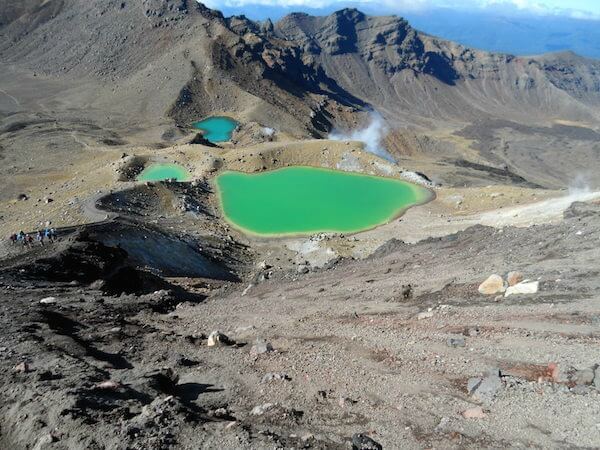 The Emerald Lakes on Mt Tongariro Crossing, New Zealand