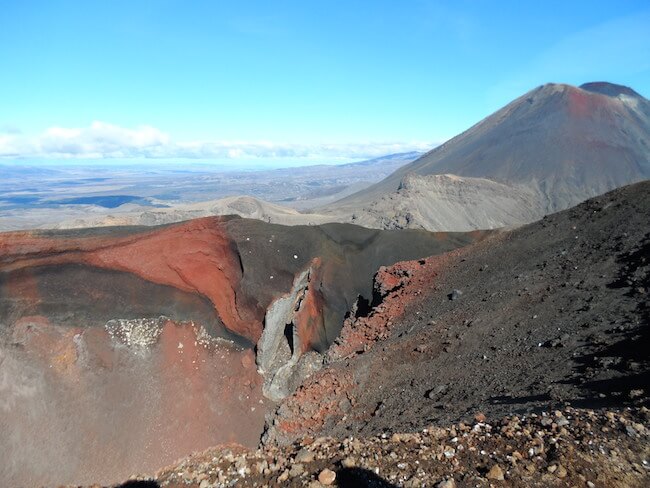 Red Crater on the Tongariro Crossing, New Zealand.