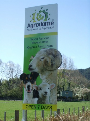 Rotorua Agrodome sign