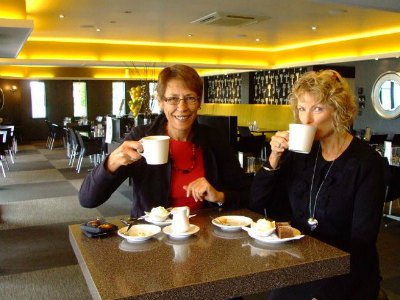 Coffee at Urbano while discussing the Rotorua property market