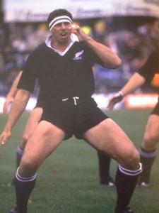 Buck Shelford and All Blacks Haka - 