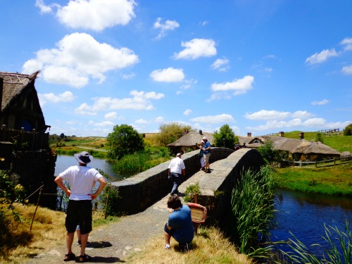 Bridge by the watermill at Hobbiton, NZ