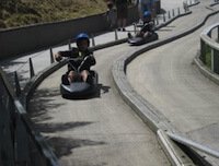 Luging at Skyline Skyrides, Rotorua