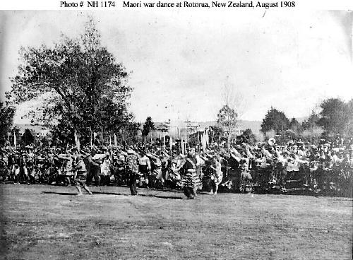 Māori Haka Welcome To Great White Fleet