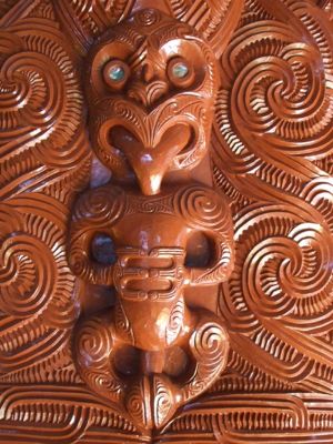 Māori Culture - carving at Te Puia, Whakarewarewa, Rotorua, NZ