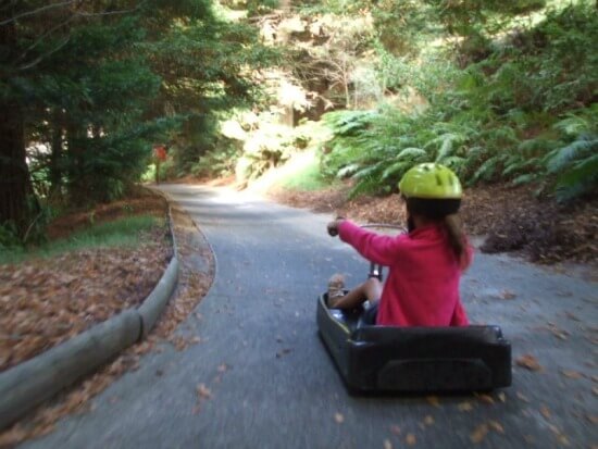 Rotorua luge - Natalia