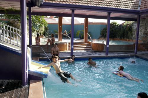 Children's Slide at Rotorua Polynesian Spa