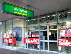 Rotorua, NZ, outdoor stores - Kathmandu