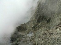 Steaming cliffs atHells Gate Rotorua