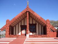 Tamatekapua meeting house at Ohinemutu, Rotorua, NZ