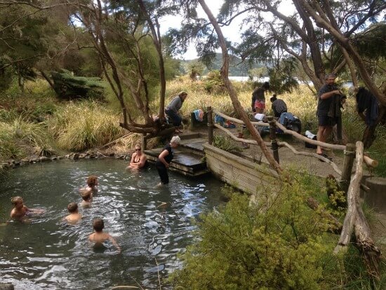 Natural Hot Water Pool at Lake Tarawera
