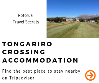 Check out accommodation options closest to the Tongariro Crossing trail at Tripadvisor.