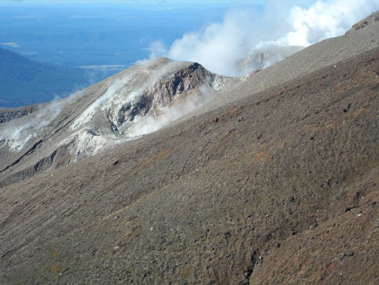 Te Māri Craters on Mt Tongariro, New Zealand.