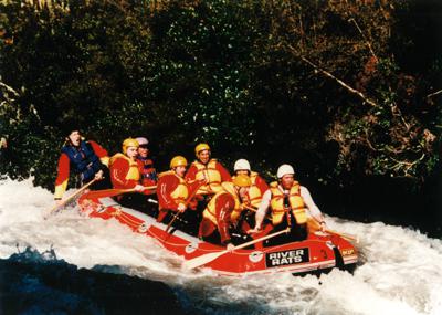 White Water Rafting Rotorua - Me and my team on the Rangitaiki