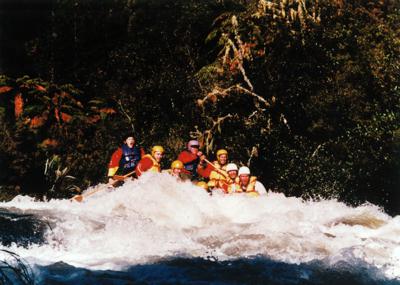 White Water Rafting Rotorua - My team and I on the Rangitaiki